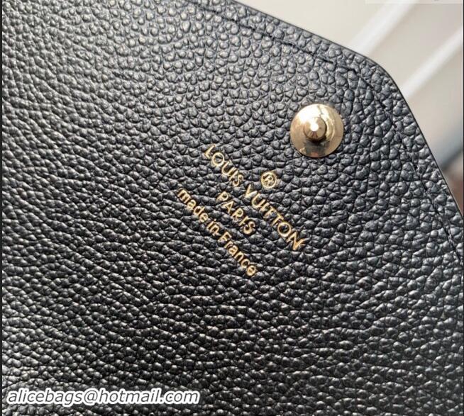 Best Price Louis Vuitton Monogram Empreinte Sarah Wallet M82257 Black 2023