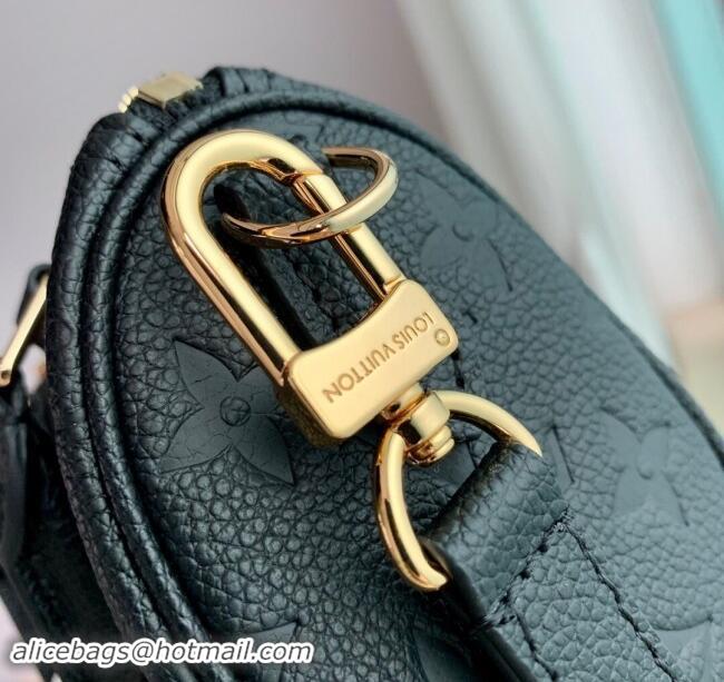 Top Grade Louis Vuitton Monogram Empreinte Nano Speedy Mini Bag M82450 Black 2023