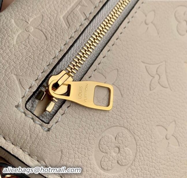 Super Quality Louis Vuitton Monogram Empreinte Pochette Metis East West Bag M22942 Cream