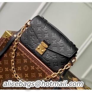 Promotional Louis Vuitton Monogram Empreinte Pochette Metis East West Bag M46595 Black