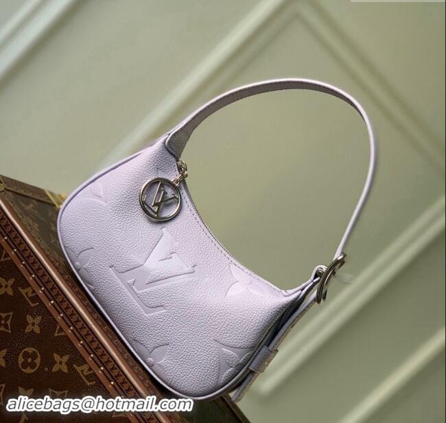 Top Quality Louis Vuitton Monogram Empreinte Mini Moon Hobo Bag M82426 Iris Purple