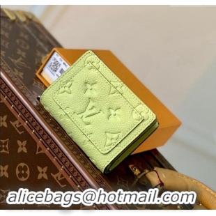 Top Grade Louis Vuitton Monogram Empreinte Clea Wallet M82515 Green