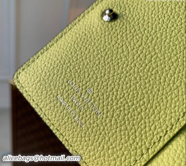 Top Grade Louis Vuitton Monogram Empreinte Clea Wallet M82515 Green