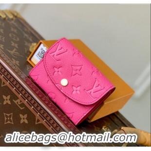 Promotional Louis Vuitton Monogram Empreinte Rosalie Coin Purse Wallet M82485 Pink