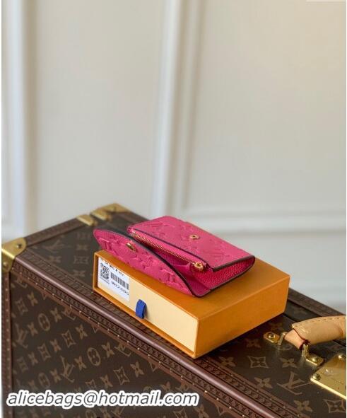 Promotional Louis Vuitton Monogram Empreinte Rosalie Coin Purse Wallet M82485 Pink