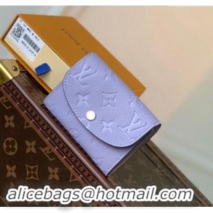 Super Quality Louis Vuitton Monogram Empreinte Rosalie Coin Purse Wallet M82394 Iris Purple