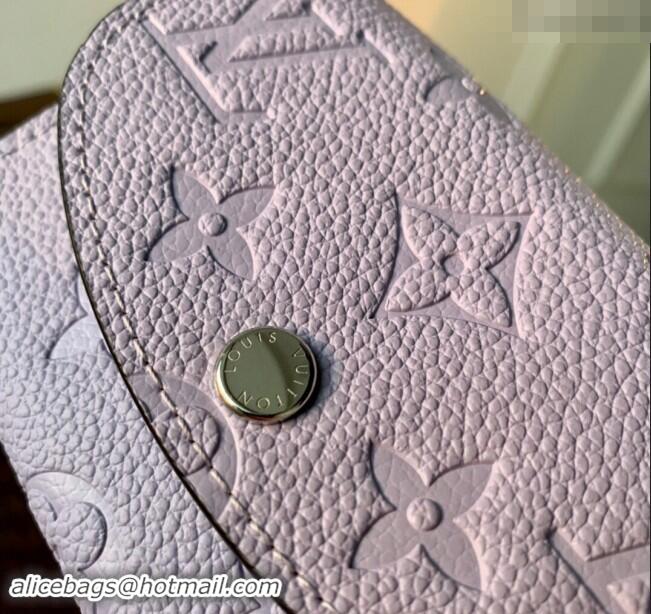 Super Quality Louis Vuitton Monogram Empreinte Rosalie Coin Purse Wallet M82394 Iris Purple