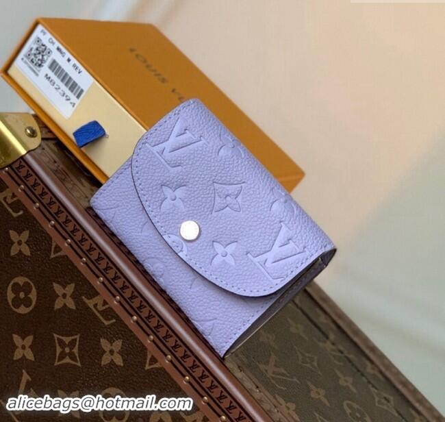 Super Quality Louis Vuitton Monogram Empreinte Rosalie Coin Purse Wallet M82394 Iris Purple