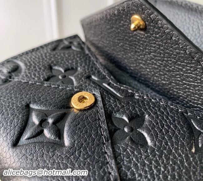 Good Taste /Louis Vuitton Monogram Empreinte Leather Celeste Wallet M82133 Black