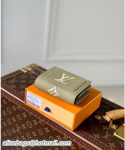 Top Quality Louis Vuitton Monogram Empreinte Leather Clea Wallet M82370 Green