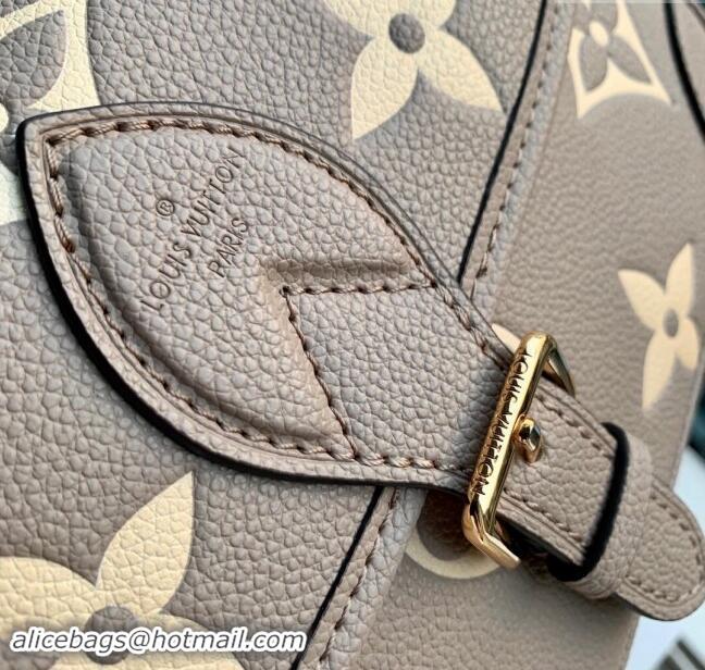 Well Crafted Louis Vuitton Monogram Empreinte Leather Diane Shoulder Bag M46583 Cream White/Beige