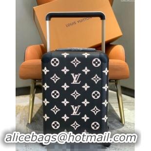 Well Crafted Louis Vuitton Monogram Empreinte Horizon 55 Luggage Travel Bag 1102 Black