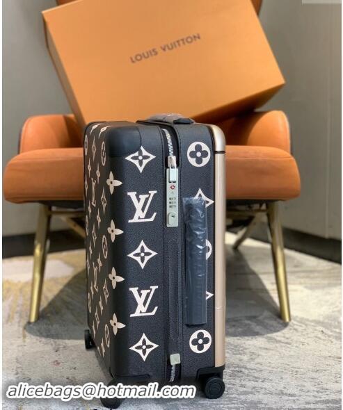 Well Crafted Louis Vuitton Monogram Empreinte Horizon 55 Luggage Travel Bag 1102 Black