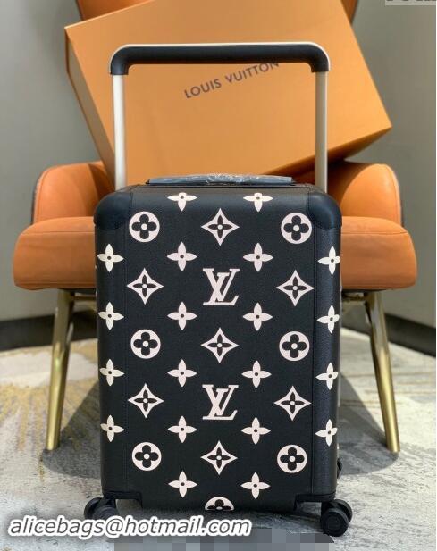 Well Crafted Louis Vuitton Monogram Empreinte Horizon 55 Luggage Travel Bag 1102 Black