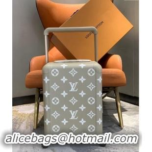 Top Design Louis Vuitton Monogram Empreinte Horizon 55 Luggage Travel Bag 1102 Grey