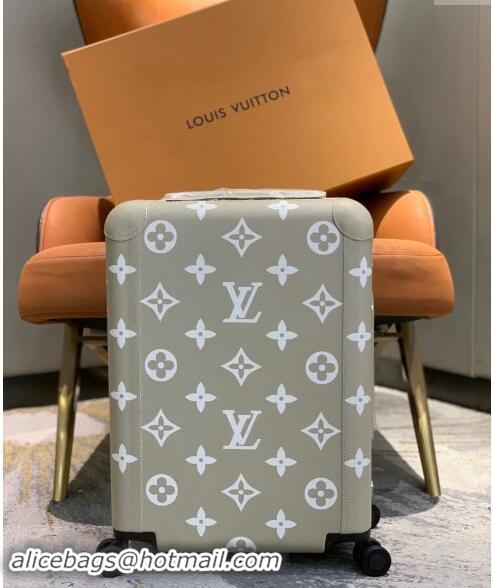 Top Design Louis Vuitton Monogram Empreinte Horizon 55 Luggage Travel Bag 1102 Grey