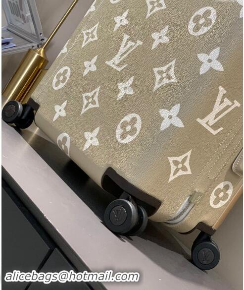 Top Design Louis Vuitton Monogram Empreinte Horizon 55 Luggage Travel Bag 1102 Grey