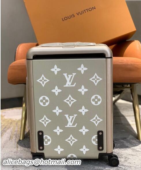 Top Design Louis Vuitton Monogram Empreinte Horizon 55 Luggage Travel Bag 1102 Grey