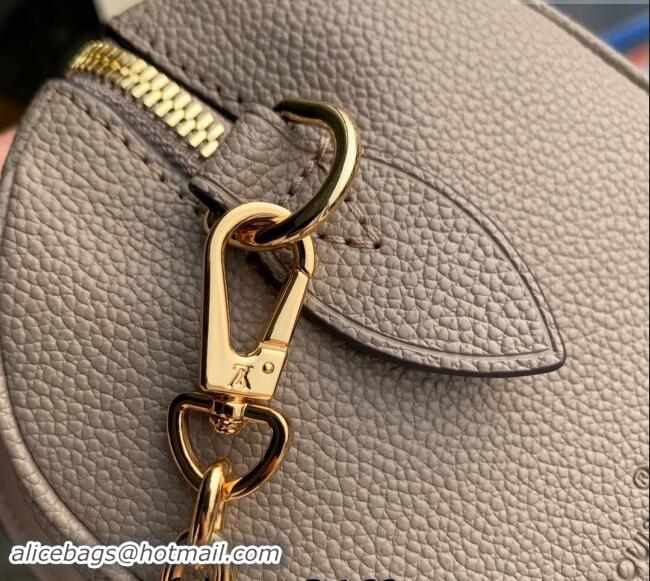 Well Crafted Louis Vuitton Speedy Bandouliere 20 Bag in Bicolor Empreinte Monogram Leather M46575 Grey