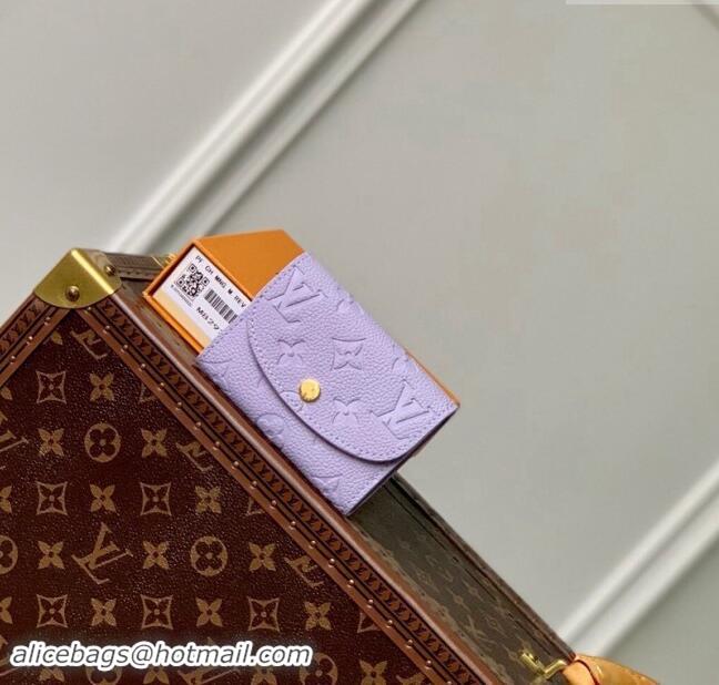 Super Quality Louis Vuitton Monogram Empreinte Leather Rosalie Coin Purse Wallet M82927 Purple