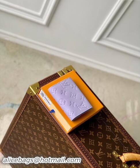 Super Quality Louis Vuitton Monogram Empreinte Leather Rosalie Coin Purse Wallet M82927 Purple