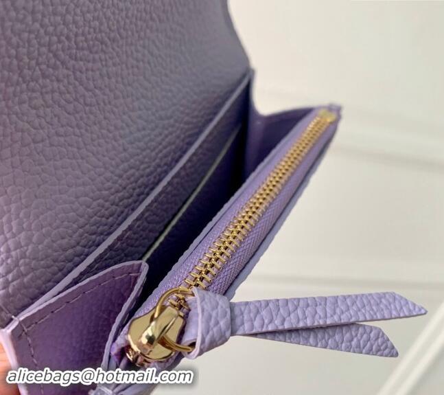 Super Quality Louis Vuitton Monogram Empreinte Leather Rosalie Coin Purse Wallet M82927 Purple