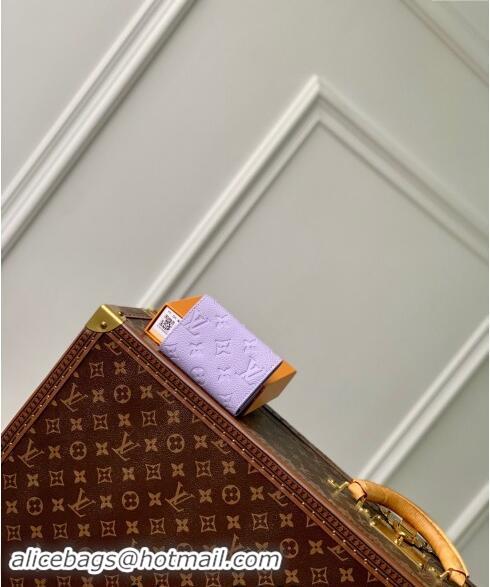 Super Quality Louis Vuitton Monogram Empreinte Leather Rosalie Coin Purse Wallet M82927 Purple