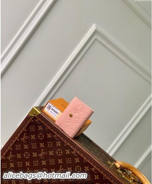 Top Grade Louis Vuitton Monogram Empreinte Leather Rosalie Coin Purse Wallet M82928 Pink