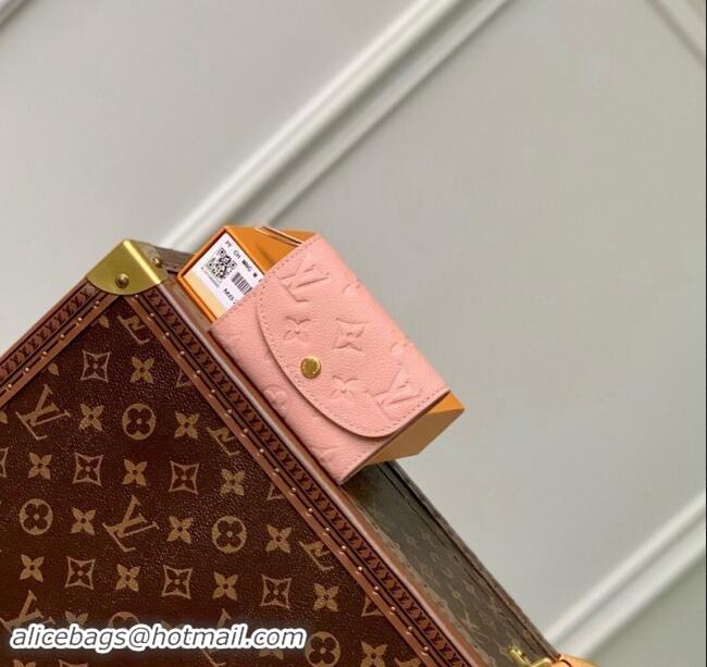 Top Grade Louis Vuitton Monogram Empreinte Leather Rosalie Coin Purse Wallet M82928 Pink