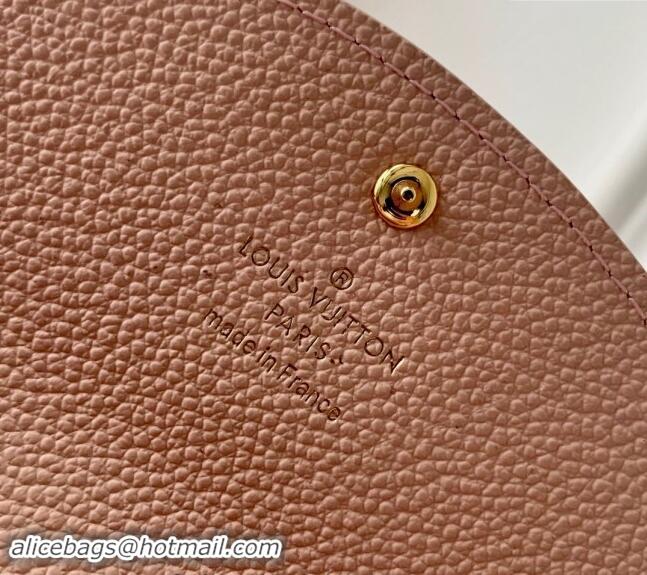 Top Grade Louis Vuitton Monogram Empreinte Leather Rosalie Coin Purse Wallet M82928 Pink