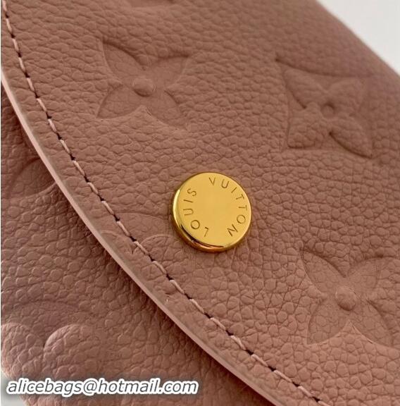 Top Grade Louis Vuitton Monogram Empreinte Leather Rosalie Coin Purse Wallet M82928 Pink