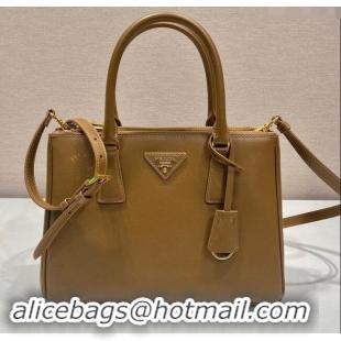 Inexpensive Prada Galleria Saffiano Leather Medium Bag 1BA863 Brown 2024