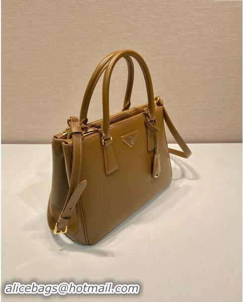 Inexpensive Prada Galleria Saffiano Leather Medium Bag 1BA863 Brown 2024