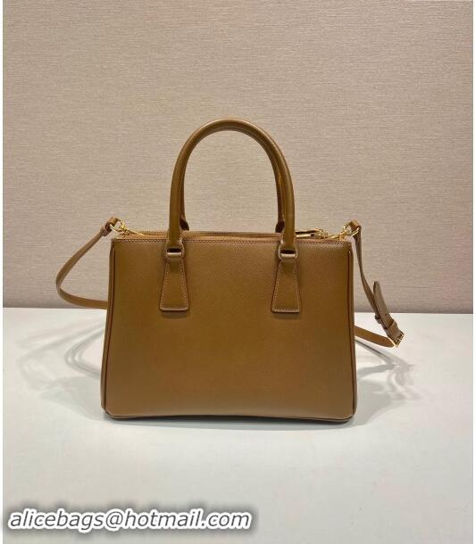 Inexpensive Prada Galleria Saffiano Leather Medium Bag 1BA863 Brown 2024