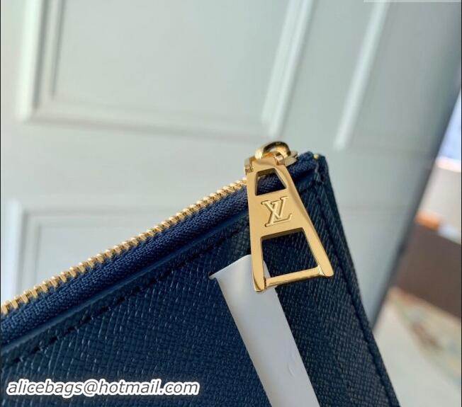 Top Grade Louis Vuitton New LV Remix Victorine Wallet in Blue Monogram Denim M82959 2024