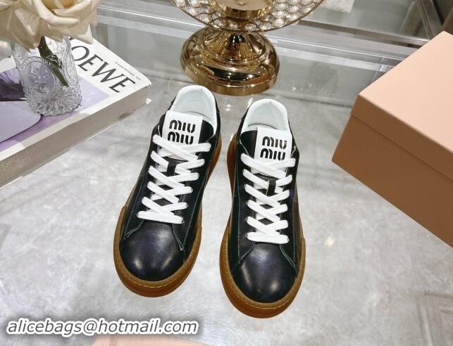 Low Price Miu Miu Suede Sneakers Black 813087