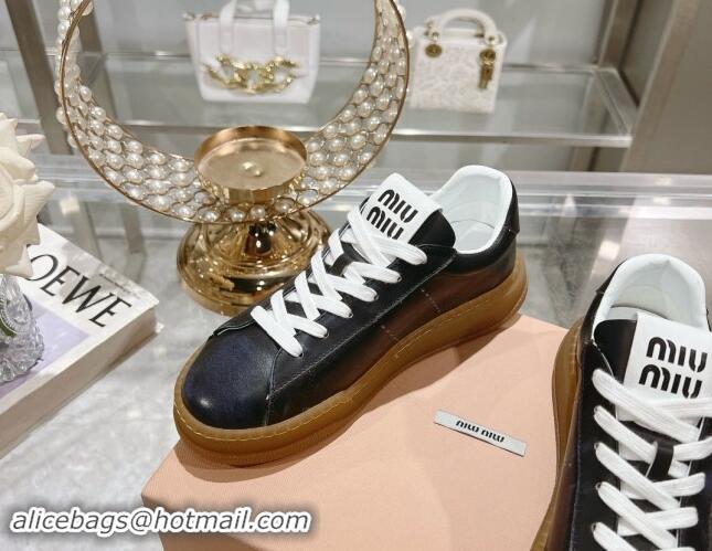 Low Price Miu Miu Suede Sneakers Black 813087