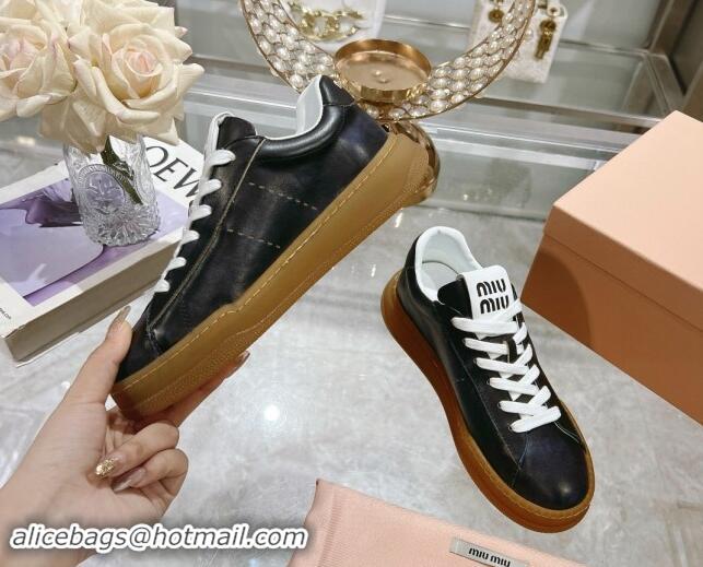 Low Price Miu Miu Suede Sneakers Black 813087