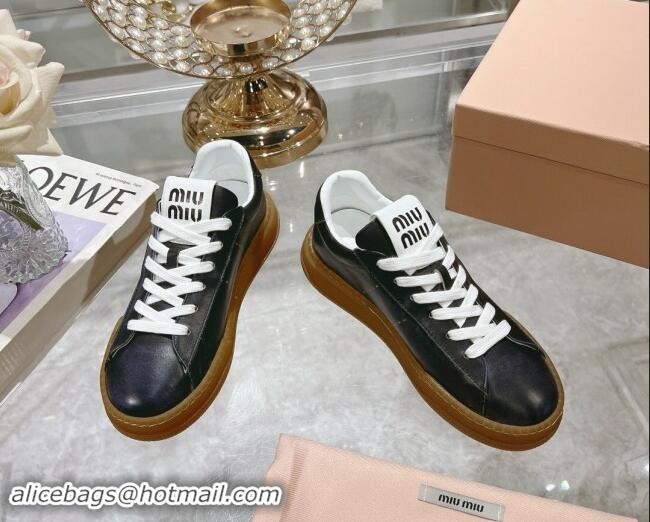 Low Price Miu Miu Suede Sneakers Black 813087