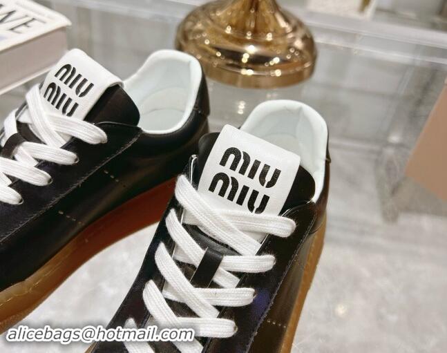 Low Price Miu Miu Suede Sneakers Black 813087