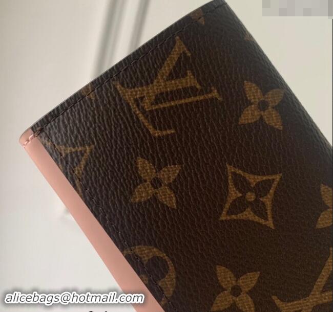 Famous Brand Louis Vuitton Rosalie Coin Purse Wallet in Monogram Canvas and Pink Leather M82333 2024