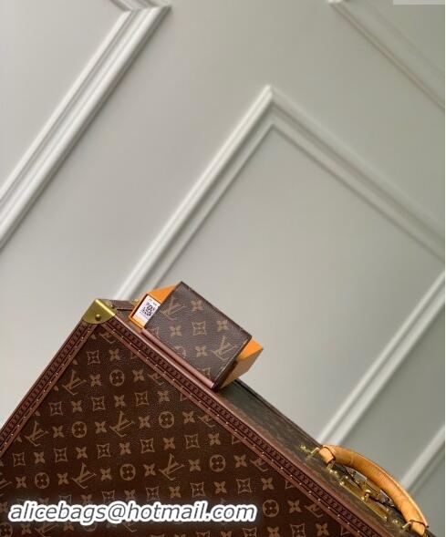 Famous Brand Louis Vuitton Rosalie Coin Purse Wallet in Monogram Canvas and Pink Leather M82333 2024