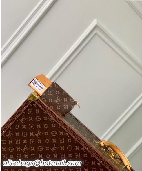 Good Product Louis Vuitton Romy Card Holder in Monogram Canvas and Leather M82938 Purple 2024