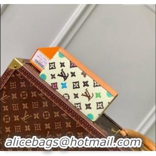 Best Price Louis Vuitton Brazza Wallet in Monogram Craggy Canvas M83335 Vanilla White 2024