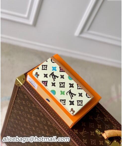 Best Price Louis Vuitton Brazza Wallet in Monogram Craggy Canvas M83335 Vanilla White 2024