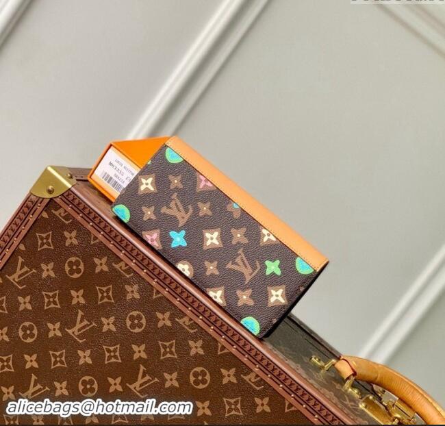 New Fashion Louis Vuitton Brazza Wallet in Monogram Craggy Canvas M83335 Chocolate Brown 2024