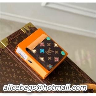 Top Grade Louis Vuitton Multiple Wallet in Monogram Craggy Canvas M83334 Chocolate Brown 2024