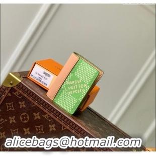 Trendy Design Louis Vuitton Pocket Organizer Wallet in Damier Golf Canvas N40632 Green 2024