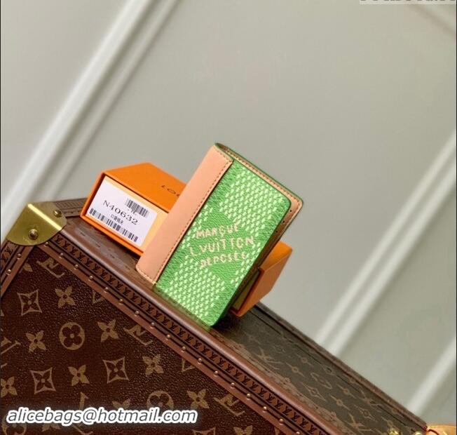 Trendy Design Louis Vuitton Pocket Organizer Wallet in Damier Golf Canvas N40632 Green 2024