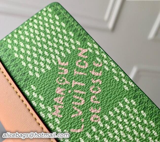 Trendy Design Louis Vuitton Pocket Organizer Wallet in Damier Golf Canvas N40632 Green 2024